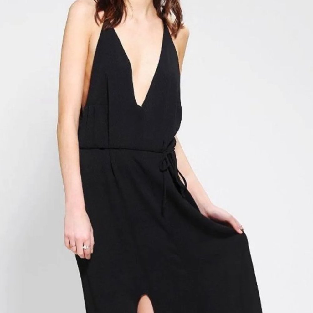 Reformation X Urban Renewal Black Maxi Dress